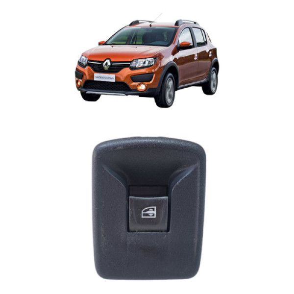 Botao Vidro Eletrico Dianteiro Direito Sandero 2014 2019