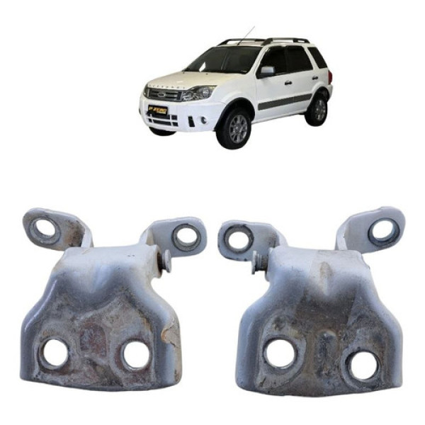 Par Dobradiça Porta Dianteira Esquerda Ecosport 1.6 2012