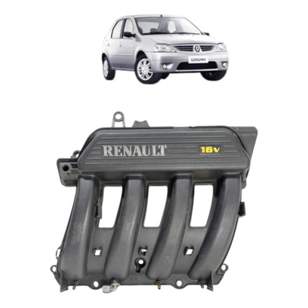 Coletor Admissão Logan Sandero 1.6 16v 2007 2013