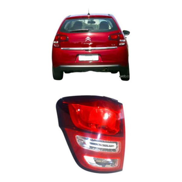 Lanterna Traseira Esquerda C3 2012 2017