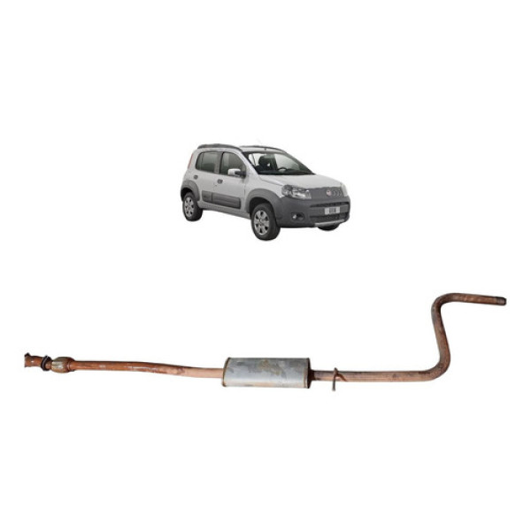 Escapamento Intermediario Uno 1.0 2011