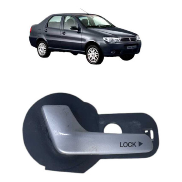 Maçaneta Interna Traseira Esquerda Siena 2005 2015 