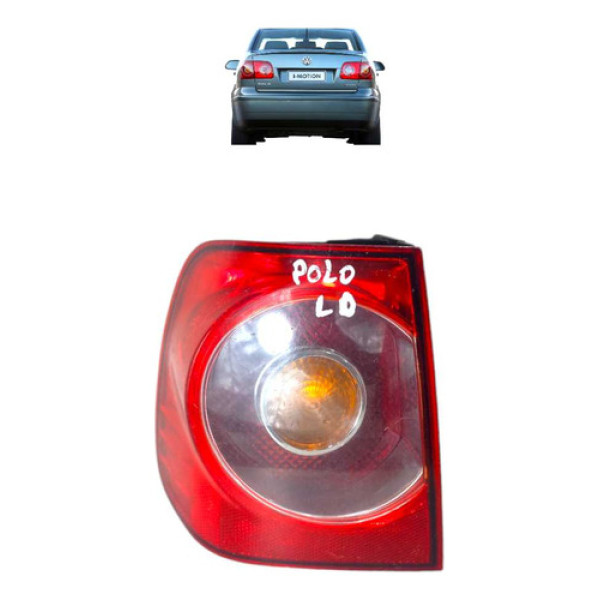 Lanterna Traseira Esquerda Polo Sedan 2009 2012