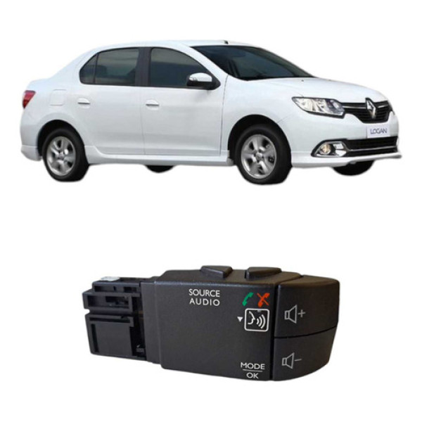 Comando Botão Volume Rádio Logan Sandero 2016