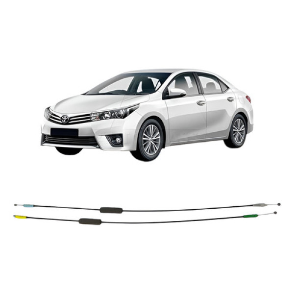 Cabos Fechadura Porta Traseira  Direita Corolla 2015 2019