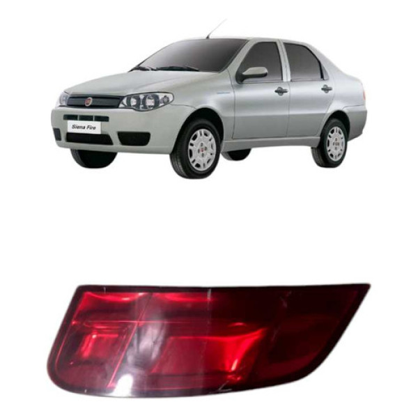 Lanterna Esquerda Tampa Traseira Siena 2008 2009