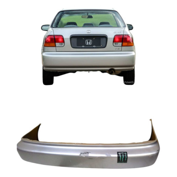 Para-choque Traseiro Civic 1996 1998 
