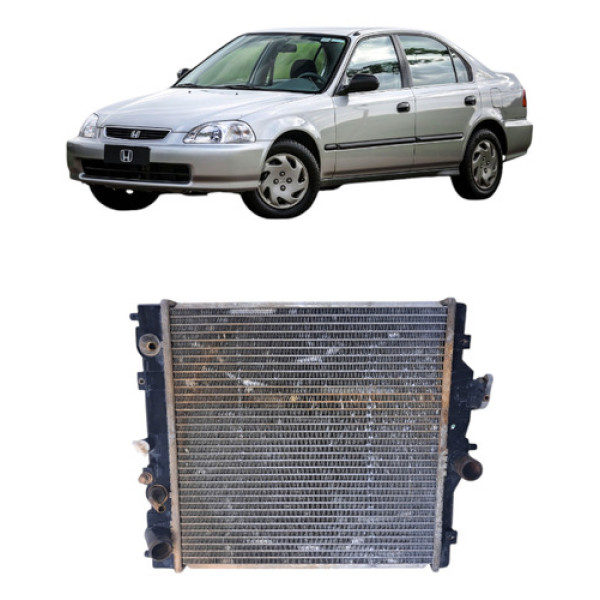 Radiador Agua Civic 1.6 1998 Magnet Marelli