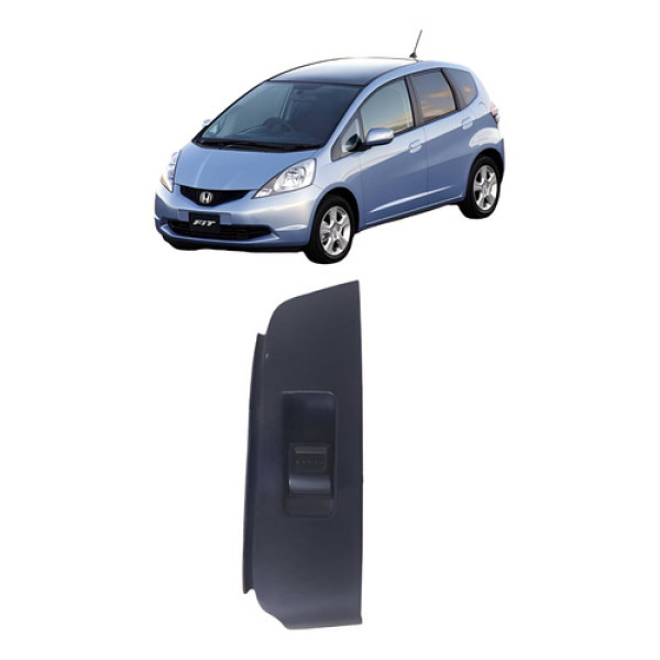 Botão Vidro Eletrico Traseiro Direito Fit 2004 2008 