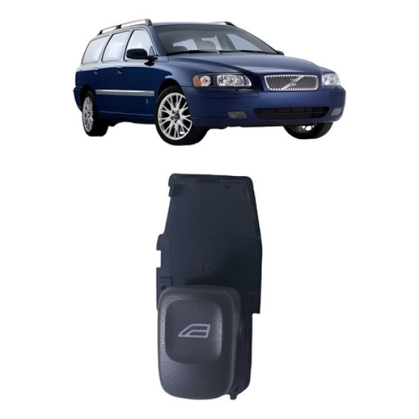 Botão Vidro Traseira Esquerda V70 1999 2005