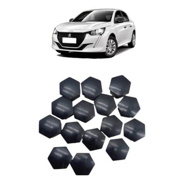 Capa Parafuso Roda 208 2023 /15 Unidades