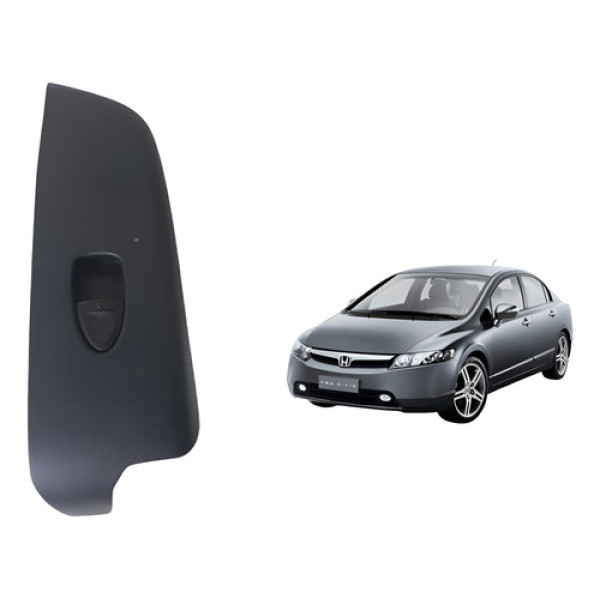 Moldura Botão Traseira Esquerda New Civic 2008