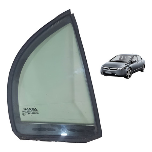 Vidro Fixo Traseiro Direito New Civic 2008 