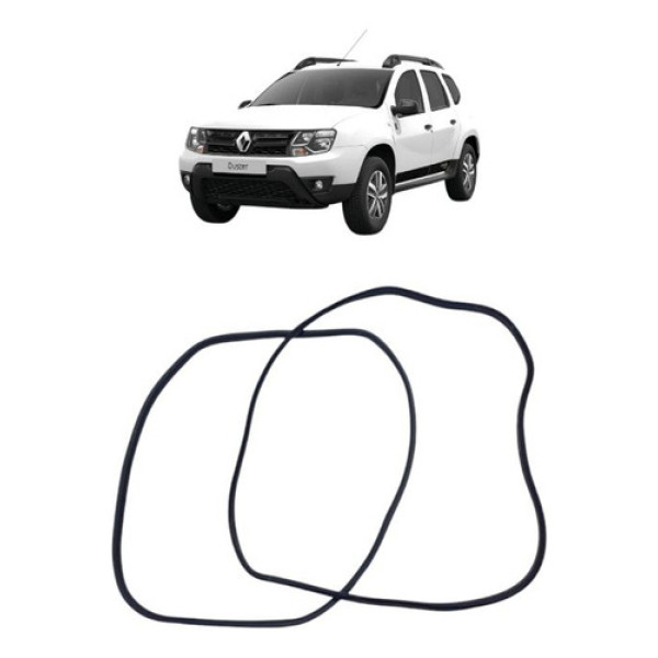 Kit Borracha Porta Traseira Duster 1.6 2017