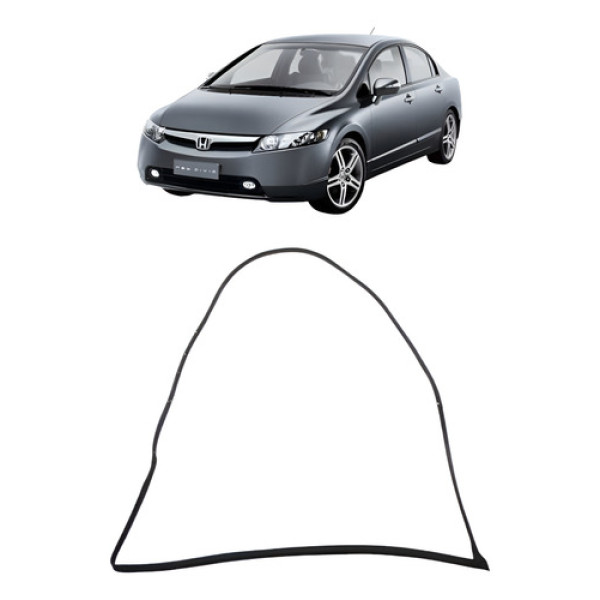 Borracha Dianteira Esquerda New Civic 2008