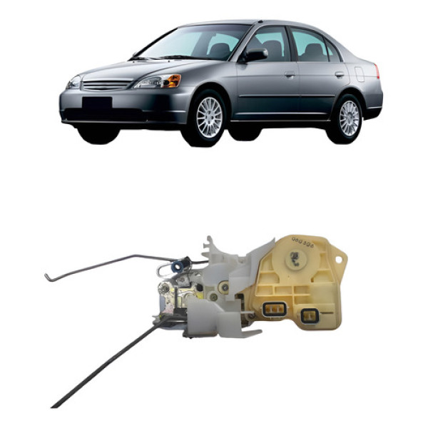 Fechadura Traseira Esquerda Civic 2002 2006