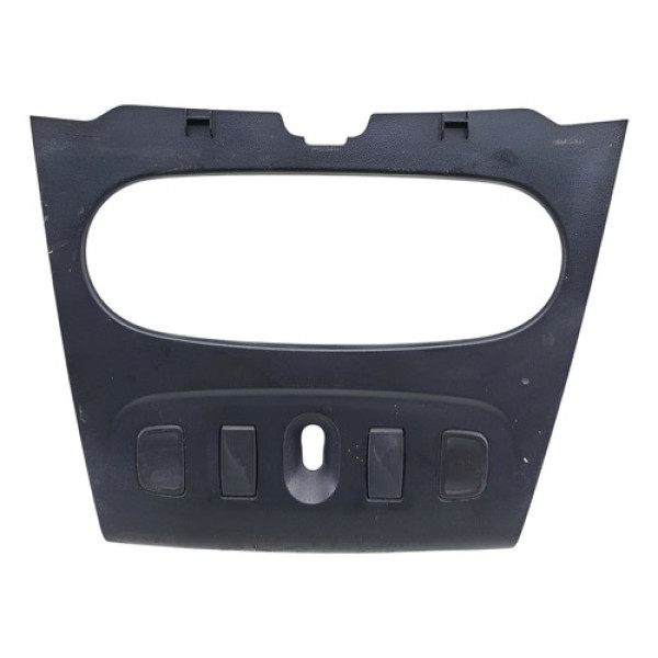 Moldura Comando Painel Central Ar Vidro Botão Logan 2015