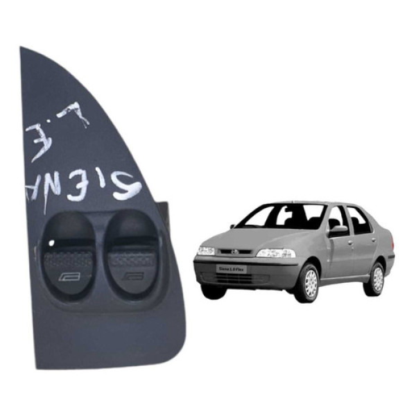 Botao Vidro Dianteiro Esquerdo Siena 2001 2007 