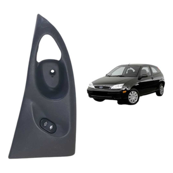 Moldura Botao Eletrico Vidro Traseiro Esquerdo Focus 2008