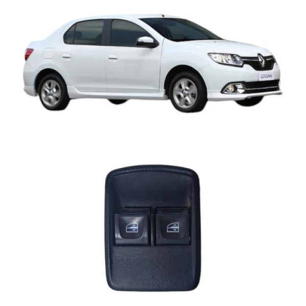 Botão Vidro Elétrico Dianteiro Esquerdo Logan 2016