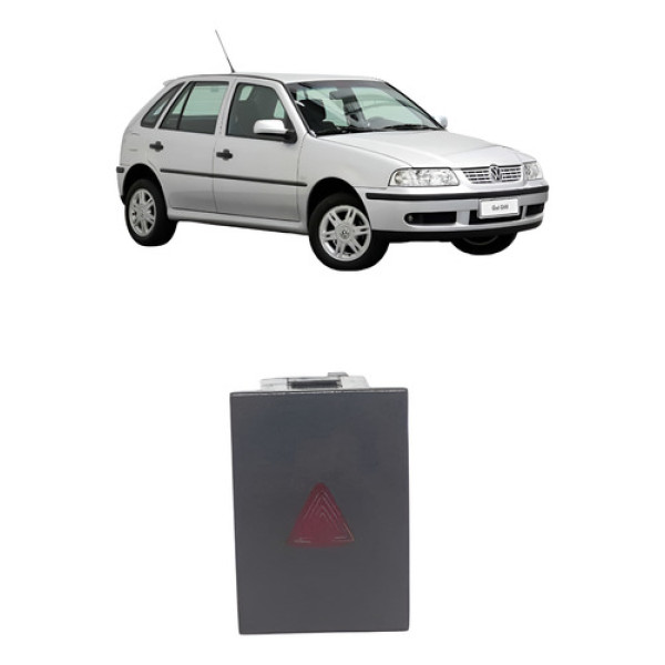 Botão Pisca Alerta Gol 2000 2010 