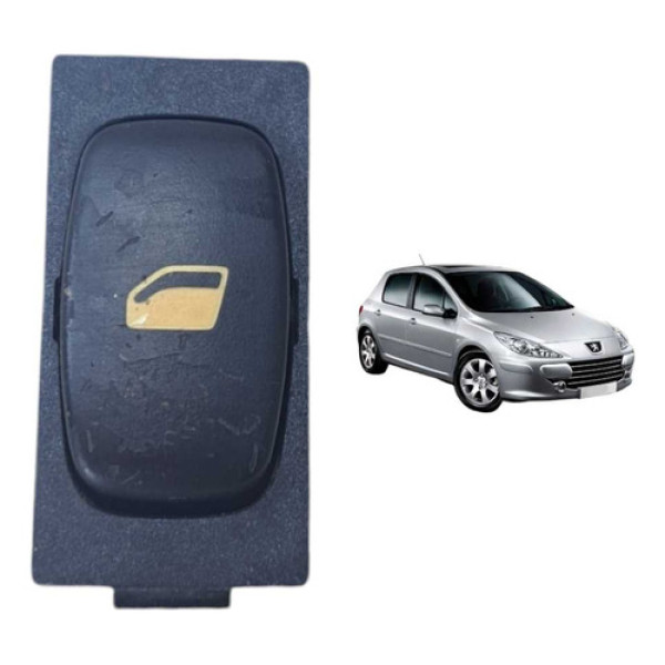 Botão Vidro Elétrico Traseiro Esquerdo 307 2007 2012