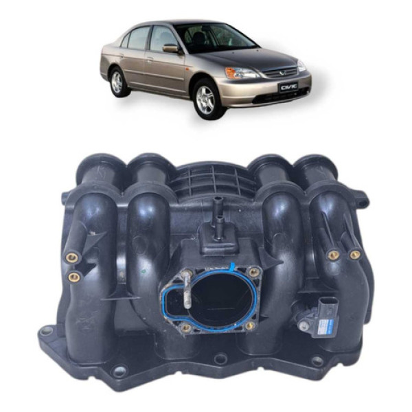 Coletor Admissão Civic 1.7 2001 2007