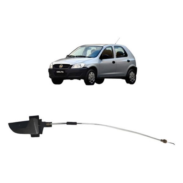 Maçaneta Traseira Direita Celta C Cabo 2007 2012