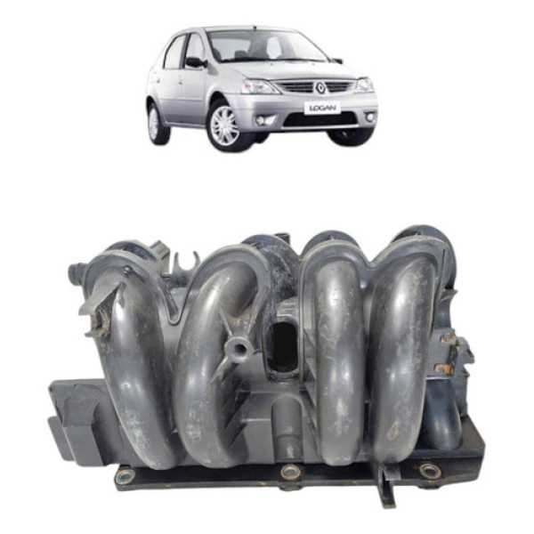 Coletor Admissão Sandero Logan 1.6 8v 2007 2014