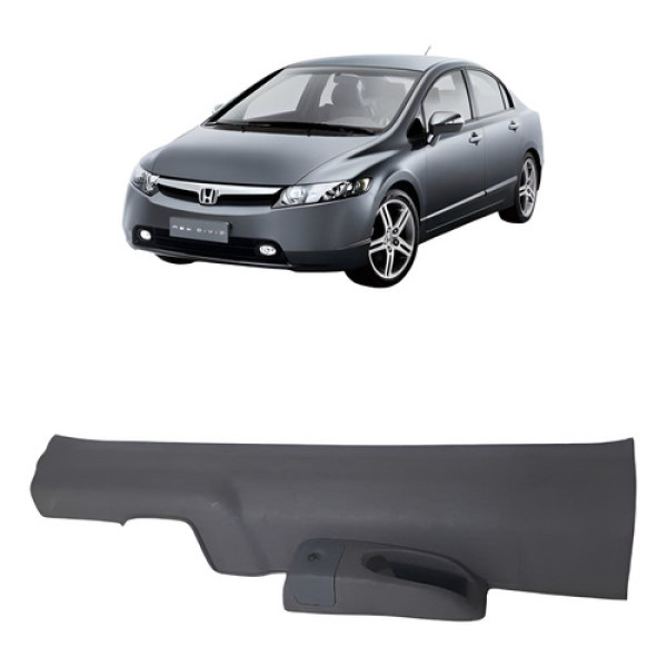 Moldura Lateral Porta Dianteira Esquerda New Civic 2008