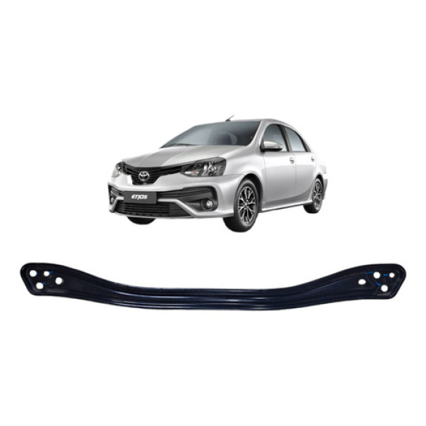 Alma Lamina Para-choque Traseiro Etios 2013 2019