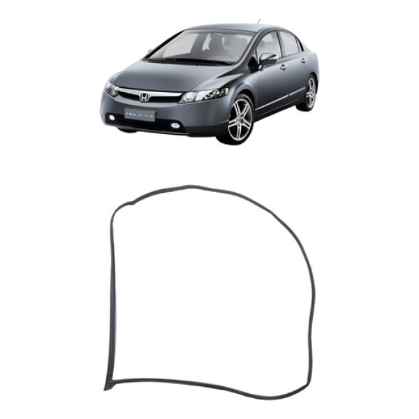Borracha Porta Dianteira Direita New Civic 2008