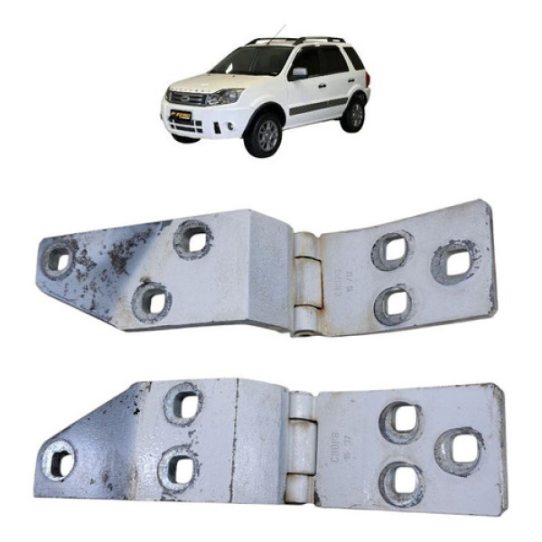 Par Dobradiça Tampa Traseiro Ecosport 1.6 2012